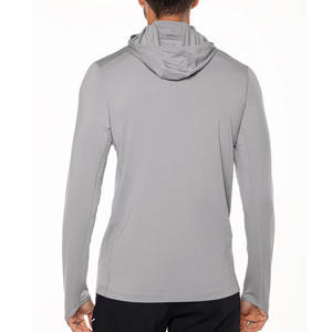 Sweat à capuche de pêche pour homme, vente en gros, performance, séchage rapide, protection UV, UPF50, polyester/coton, devant, grande taille, respirant, à capuche - Product Image 3
