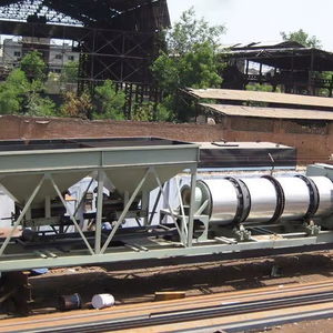 โรงงานผสมยางมะตอยแบบเคลื่อนที่ชนิดถังหมุน ใช้พลังงานไฟฟ้า สำหรับงานก่อสร้างถนนนอกสถานที่ กำลังการผลิต 60-90 ตันต่อชั่วโมง ประหยัดน้ำมัน - Product Image 1