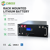 Batería de Litio Solar de 10.24kWh Tipo Rack, 51.2V 200Ah con CAN RS485 para Sistema de Almacenamiento con Inversor Híbrido