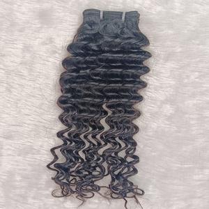 Donner unique de cheveux humains bouclés birmans teintables Extensions de cheveux humains pour filles et femmes - Product Image 2