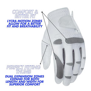 Fabricant professionnel de gants de golf en cuir en peau de chèvre hiver chaud impression personnalisée gants de qualité supérieure pour hommes et femmes - Product Image 3