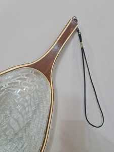 Ensemble de filets de pêche à la mouche en bois personnalisés de haute qualité avec filet Naylon et crochet de suspension élastique - Product Image 6