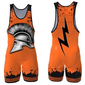 Singlet de lutte personnalisé Maillots pour hommes Maillots de lutte à sublimation Maillots de lutte pour jeunes et collants de lutte pour hommes - Product Image 1