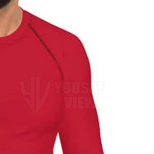 Rash Guard Mens Athletic Base Layer Top para correr Gimnasio Entrenamiento Fitness y diversión al aire libre Rash Guard - Product Image 3