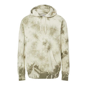 Sudadera con capucha teñida de corbata ligera de gran tamaño para mujer Ropa informal cómoda con logotipo frontal de cuello con capucha para invierno - Product Image 1