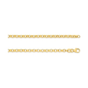 Timeless 925 Sterling Silver Belcher Solide Chaîne Collier Unisexe Élégant Or Jaune pour Mariages Toutes Occasions Cadeau Parfait - Product Image 5