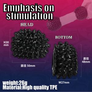 Anillo Vibrador de Silicona para Pene con Puntas y Protrusiones, Modelo P26-01, Marca Prime MENSPOWER Shigeki - Product Image 5