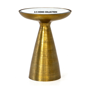 Table d'appoint décorative de luxe en acrylique avec fleurs en métal pour la chambre - Product Image 5