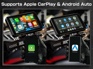 Chigee AIO-5Lite 5 inch 1080P Android điều hướng tự động xe máy Carplay với điều khiển - Product Image 3