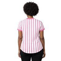 Jersey Bisbol Pendek Soror Putih, Jersey Sororitas Yunani Wanita, Pink Hijau, Persaudaraan Mahasiswa, Pakaian Kasual Bergaya Cepat Kering