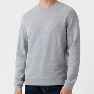 Sudaderas deportivas cómodas de peso pesado Impresión de logotipo personalizado Sudadera térmica de manga larga con puños acanalados para hombres - Product Image 1