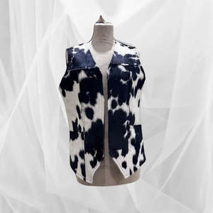 Capa fresca e informal de pelo en el Chaleco de cuero Pelo transpirable cómodo y duradero en el Chaleco de cuero - Product Image 1