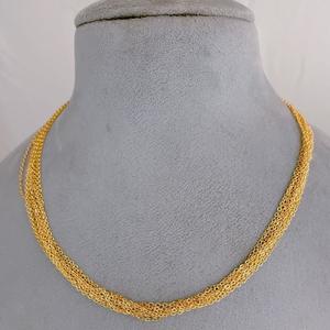 สร้อยคอโซ่คุณภาพระดับพรีเมี่ยมแบบเรียบง่ายสำหรับผู้หญิงและเด็กผู้หญิงสำหรับใส่ทุกวันสร้อยคอมีสไตล์ - Product Image 1