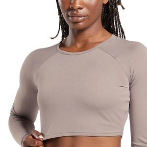 Top Corto de Algodón de Alta Calidad, Top Corto Acanalado para Mujer, Personalizable con Logotipo, Top Corto Liso de Verano para Mujer 2026 - Product Image 1