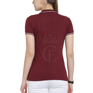 Cómodo Tallas grandes Mujer Casual para Polo Camisa Ropa de punto transpirable a precio razonable Teñido en varios colores - Product Image 4