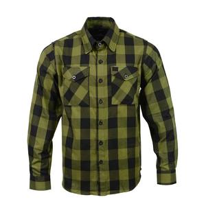 Most Selling Wholesale 100% Cotton ODM Men Long Sleeve Plaid <b>Check</b> <b>Shirt</b> American Street Casual Modern Biker Daily Use - Product Image 1