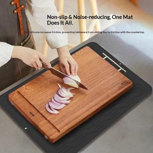 Customized <b>Silicone</b> Heat-Insulating Draining <b>Mat</b> for Washbasin Dining Table Kitchen-Modern and Simple Design - Product Image 1