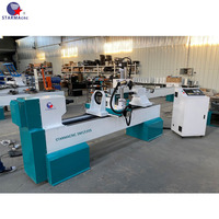 Tour à bois STARMAcnc 4 axes cnc avec gravure sur broche
