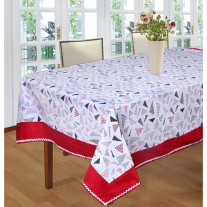 Couverture de table carrée en coton imprimé à carreaux pour l'extérieur Couverture de table imprimée à carreaux en coton Couverture de table imprimée rectangulaire - Product Image 4