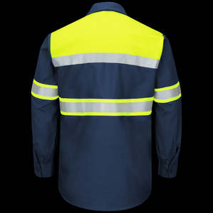 Chaleco de Seguridad de Alta Calidad para la Industria del Parium, ANSI Clase 1, Impermeable, Color Personalizado, Poliéster, Logotipo de Parche Personalizado, OEM, ODM - Product Image 5