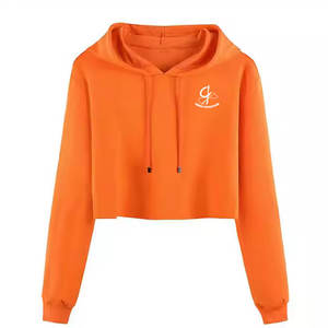 เสื้อฮู้ดเอวลอยสำหรับผู้หญิงเสื้อครอปแขนยาวระบายอากาศดีราคาลดเป็นมิตรกับสิ่งแวดล้อม - Product Image 1