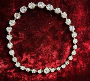 Elégant collier en argent sterling 925 intemporel Rivière Gradué Moissanite Fine Jewelry - Product Image 2