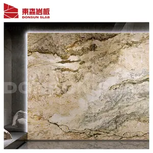 Luxury polished marble look slabs Granite Quartzite Sintered Stone Background