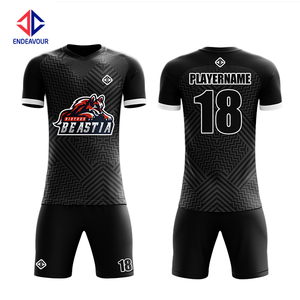 Camiseta de fútbol personalizada de poliéster 100% ligera, diseño sublimado frontal, opciones de marca completas para el club de entrenamiento diario del equipo - Product Image 5