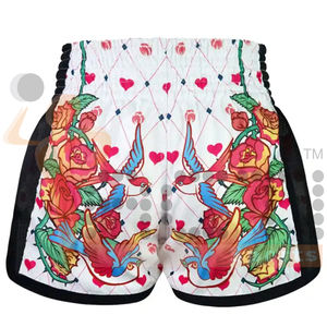 กางเกงขาสั้นมวยไทยกางเกงขาสั้นมวยไทยแบบกำหนดเองขายส่ง - Product Image 2