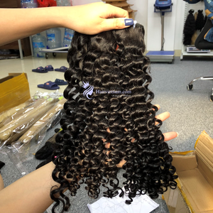 Hot Trend Vietnam Fabricante Tejido profesional Extensiones de cabello chino virgen Remy de alta calidad Máquina de ondas corporales Trama Doble - Product Image 6