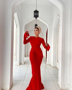 Elegante vestido de noche Formal Maxi para mujer 2024 con Falda plisada Delicado Escote de encaje Satén Vintage Ecológico - Product Image 1