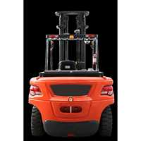 Nouveau design, chariot élévateur à fourches électrique de 10 tonnes, contrôle précis, levage maximal de 3 m, alimenté par batterie, pour utilisation dans les usines chimiques, personnalisable