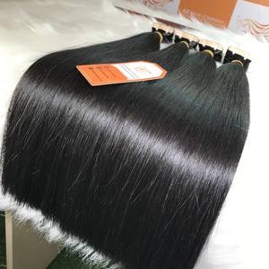Extensiones de Cabello con cinta recta, cabello 100% humano, Color negro Natural, calidad superior, cutícula, virgen, Remy, vietnamita - Product Image 3