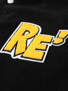 Chaqueta Letterman Versity hecha a medida con precio al por mayor, chaqueta de lana y plumón de talla grande para hombre - Product Image 2