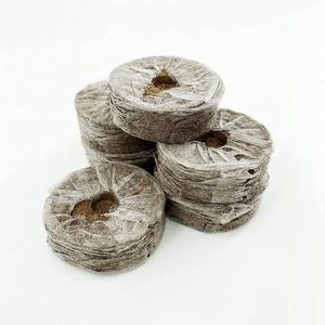 Pétalos de coco de pith coco, comprimible, redondo, para planta, semillas, tierra de vivero, semillas, principiantes - Product Image 1