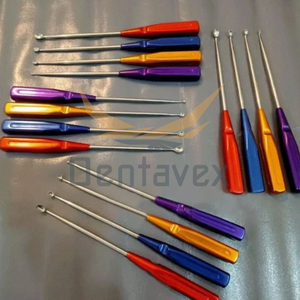 Excavadora Dental con código de colores Premium, juego de tallador, mango ergonómico, Kit de instrumentos restaurativos endodónticos de acero inoxidable - Product Image 2