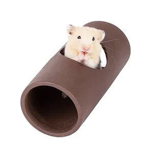 Custom clay nest house terracotta hamster hideout tunnels and tubes hut small pet habitat guinea pigs animal pet supplies set