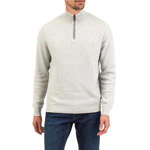 Sudaderas con cuello de tortuga para hombre con puño acanalado frontal 1/4 cremallera último diseño para impresión digital de invierno precio razonable - Product Image 1