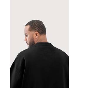 Camiseta de Algodón 100% de Marca de Lujo Premium Fear Men, Camisetas Hip Hop Extra Grandes Personalizadas con Logotipo Bordado, Tejido de Punto - Product Image 4