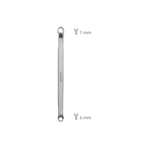 Chiave a Stella Plus Offset in Acciaio Cromo Vanadio 6x7 DIN 838 - Product Image 2