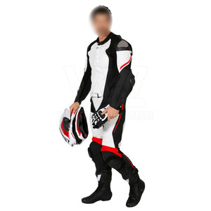 ชุดแข่งมอเตอร์ไซค์น้ำหนักเบาออกแบบได้ตามต้องการชุดหนังมอเตอร์ไซค์ - Product Image 5