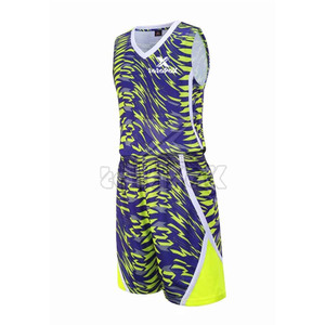 Ensembles de maillot de basket-ball réversibles Uniforme de basket-ball respirant et à séchage rapide - Product Image 1