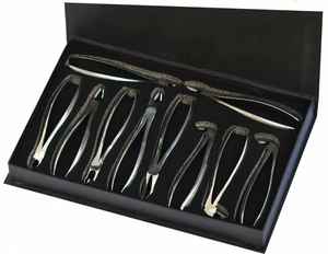 Medicab Juego de 10 piezas de alta calidad de fórceps de extracción dental manuales reutilizables Material de acero inoxidable Certificado CE Clase I - Product Image 2