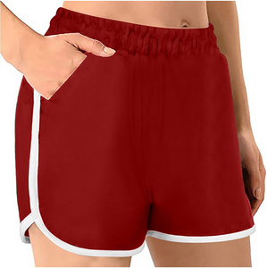 Shorts décontractés pour femmes de qualité supérieure, taille mi-haute, respirants, confortables, lavage moyen, tissu durable, vente en gros OEM - Product Image 4