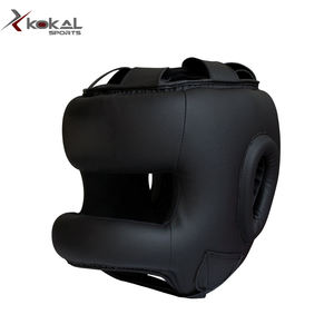 Protector de cabeza de boxeo de cuero de vaca OEM al por mayor - Product Image 3