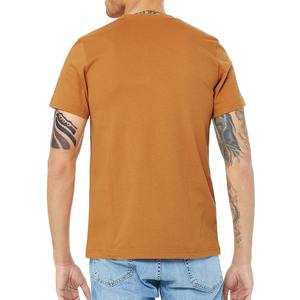 Bella Canvas 3001cvc วัสดุเสื้อยืด/การออกแบบที่กำหนดเองพิมพ์หน้าจอของคุณเองโลโก้เสื้อยืด - Product Image 4