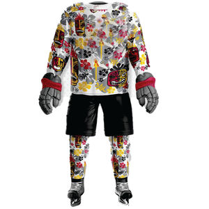 Meilleure vente en gros uniforme de hockey sur glace unisexe de haute qualité uniforme de hockey sur glace respirant - Product Image 5