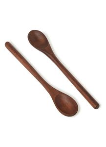 Cuillère en bois à long manche de style japonais, ustensile de cuisine en bois naturel pour la cuisine, le mélange, le service, vaisselle écologique faite à la main - Product Image 2