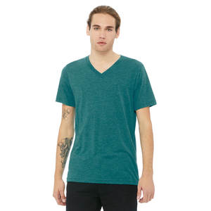 Camisetas Deportivas Ajustadas con Cuello en V para Hombre - Product Image 4