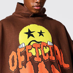 Sudaderas con capucha Vintage para hombre con serigrafía personalizada, Sudadera con capucha mezclada de Algodón 100% con lavado ácido Sunfade del fabricante - Product Image 6